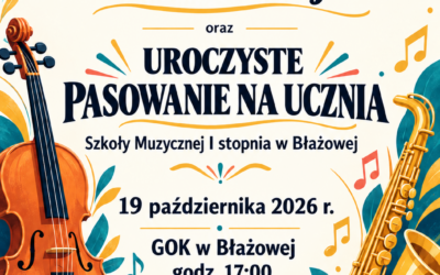 DZIEŃ EDUKACJI NARODOWEJ i UROCZYSTE PASOWANIE NA UCZNIA 19.10.2026 r.